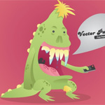 Create A Very Scary But Cute Monster In Illustrator