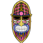 Create a Colorful Textured Tiki Mask in Illustrator