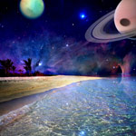 Lunar Space Beach