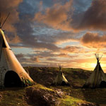 Create A Beautiful Indian Sunset Scenery