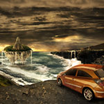 Create a Fantasy Atmosphere Style Car Ad
