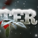 Wintry Text Effect with Icicles and Snow