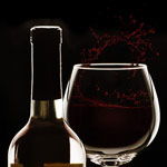 Fill a Wine Bottle and Glass
