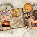 Create Vintage Traveler Diary