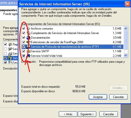 Servicios de Internet Information Server IIS