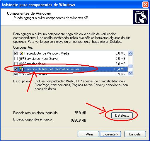 Servicios de Internet Information Server IIS