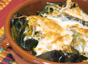 Chiles rellenos de queso