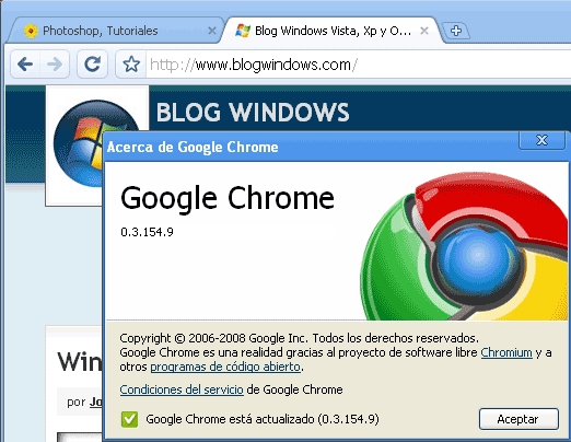 Nuevo Google Chrome