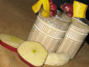 Licuado de Plátano, Manzana, Avena y Miel para Evitar la Obstrucción de Arterias