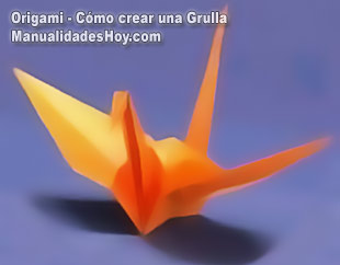 Aprende a hacer una grulla de papel