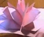 carta con formna de flor