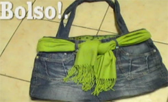 reciclar tus jeans y conviertelos en un boloso