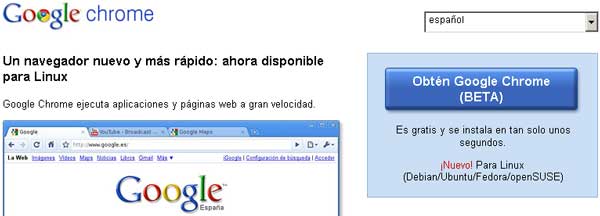 Google Chrome para Linux