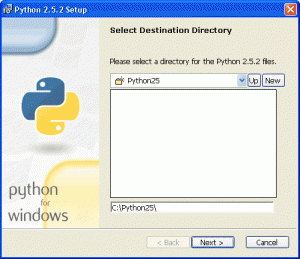 Carpeta de Instalación Python
