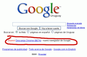 Google chrome listo para descargar