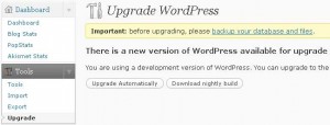 Actualizar Automático WordPress 2.7