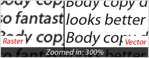 Setting body copy Setting body copy