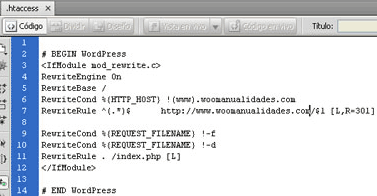 Wordpress htaccess
