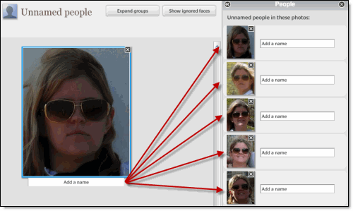 tag name Google Picasa