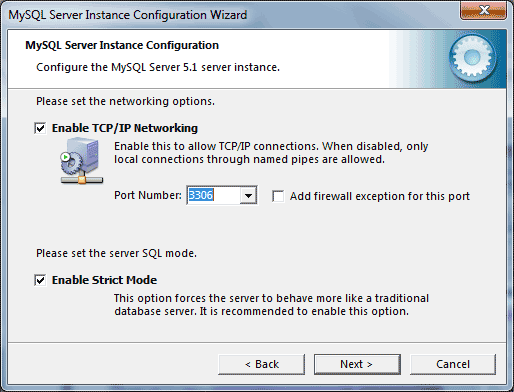 Networking options