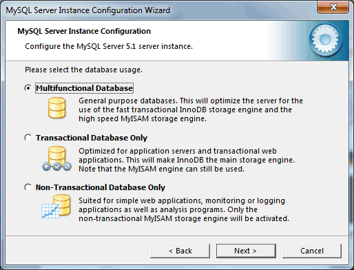 Configurar Instancia MySQL