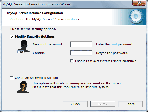 MySQL Password