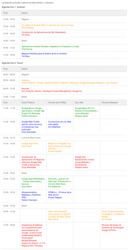 Agenda