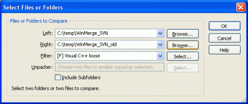 abrir archivos comparar