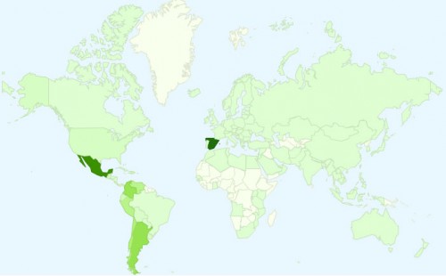 País cada Millon de Impresiones